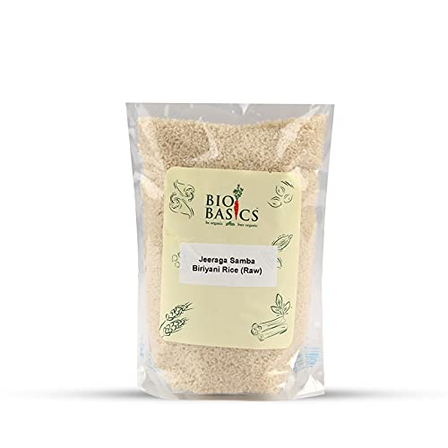 Jeeraga Samba Rice, 1 kg | Raw | Ethically sourced by Bio Basics (B09FPHJNCN) Amazon Price History, Amazon Price Tracker