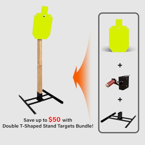 Image of Highwild Target Stand System - AR500 Steel Shooting Target 1 /2 inch Thick with 2x4 Stand Kit