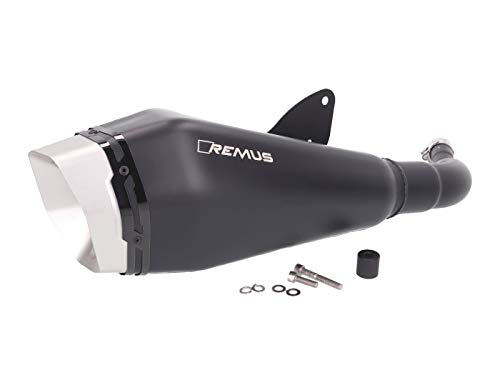 Scarico REMUS RS per Vespa GTS, GTS Super 300 HPE Euro4 2019, colore: Nero