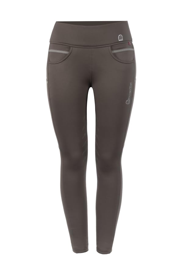 Cavallo Liz Grip Pantalones de equitación con ribete completo de invierno para equitación Darkwalnut Sportswear HW 2024