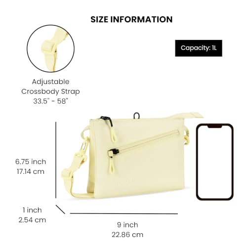 Image of Sherpani Zoom, Small Crossbody Purse, Nylon Crossbody Bag, Lightweight Cross Body Bag, Sleek Dual Pouch, Purses for Women
