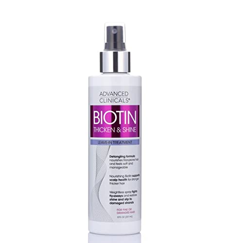 Advanced Clinicals BIOTIN HAIR SPRAY Spray Thicken & Shine Leave In Treatment thumb #8