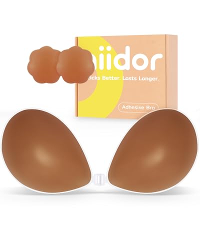Image of Niidor Sticky Bra Adhesive Strapless Ultra Invisible Push up Silicone Bra Multiple Colors Sizes Women's Exotic Bras
