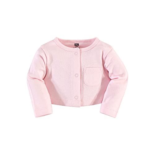 Image of Hudson Baby Girls' Cotton Dress and Cardigan Set