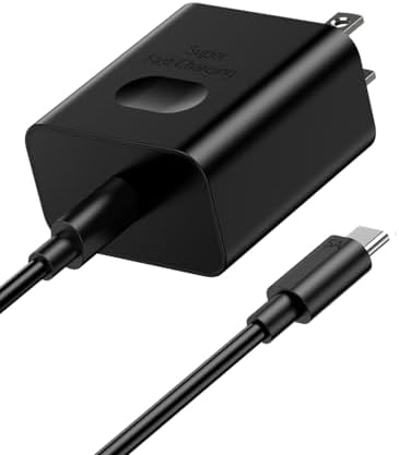 45W Super Fast Charger USB Type C Charger Cord 5FT with Android Phone Charger Fast Charging Block for Samsung Galaxy S25 / S25 Ultra / S25+, iPhone 17/16 / 15 Pro, Pro Max, Plus, iPad, UL Listed