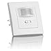Produktbild SEBSON® Bewegungsmelder Innen Unterputz, LED geeignet, Wand Montage, IR Sensor programmierbar, UP Dosen 60mm, Hohlraumdose 68mm, Reichweite 9m/160°
