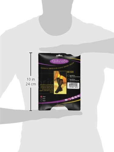 Image of GABRIALLA Microfiber Graduated Compression Knee High Stockings (25-35 mmHg) H-304 2 Pack