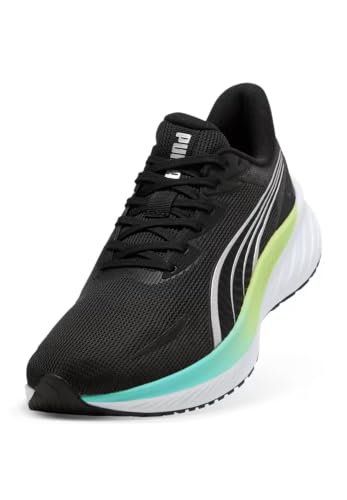 PUMA Erwachsene Pounce Lite 2 Laufschuhe 38, Black Intense Mint Sunny Lime Green – Ansicht 4