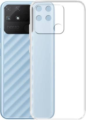 Pinaaki Enterprises Back Cover Case for Realme Narzo 50A Back Cover | Best Camera Protection | Slim Soft Back Cover for Realme Narzo 50A (Transparent) (B09MG1ZW7N) Amazon Price History, Amazon Price Tracker