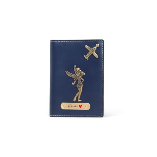 Image of Personalized Printed Passport Cover with Custom Name Design | Printed, Classy & Stylish | Customized Travel Accessories with Name | Travel Gifts (Name Written)