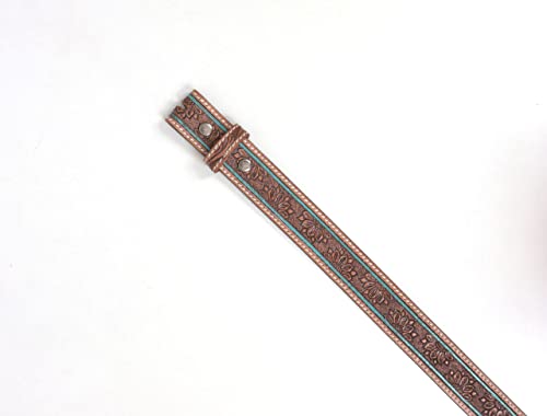 Men's Leather Belt No Buckle Belt Leather Belt Strap with Snaps 38MM Classic Formal Belt4