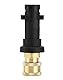 QWORK Hochdruckreiniger Adapter, 1/4 Messing Schnellkupplung, Geeignet für Hochdruckreinigern der Kärcher K-Serie K2, K3, K4, K5, K6, K7