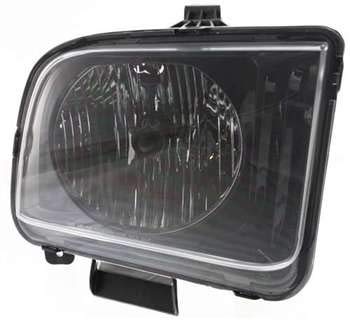 Evan Fischer Headlight Assembly Compatible with 2005-2006 Ford Mustang Halogen Passenger Side