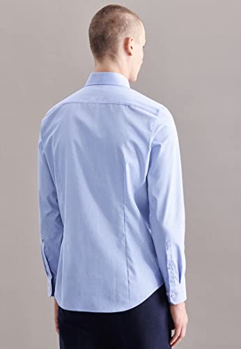 Seidensticker 250620-13 Camicia, Azzurro, 49 Uomo