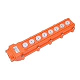 Hoist Push Button Switch, COB‑64 Lifting Pendant Control Station Single Row with Rubber Joint Sleeve