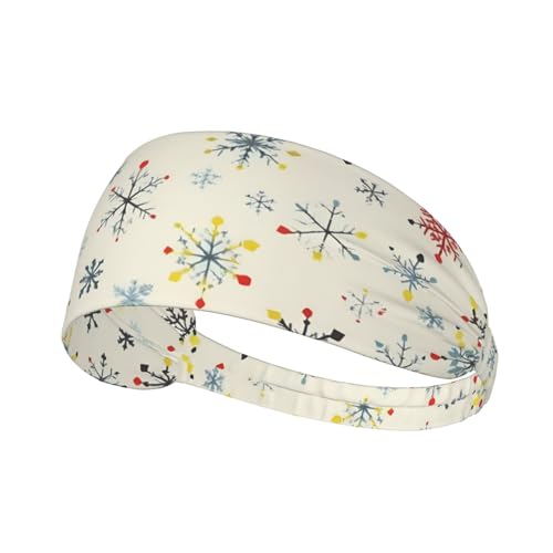 Diadema deportiva ancha con estampado geométrico para hombres y mujeres, banda de sudor que absorbe la humedad para correr, gimnasio