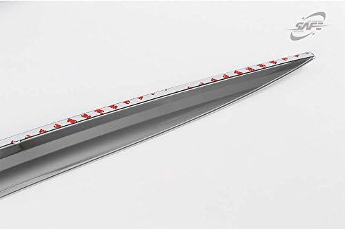 SAFE Chrome Window Visor Sun Rain Vent Guard 4p for 2016-2018 Kia Optima