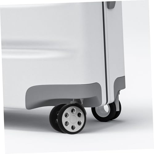 Roues de remplacement de valise à roulement fluide en ABS gris résistant