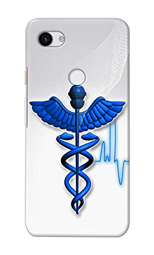 Image of Printed Hard Back Cover Case for Google Pixel 3A Back Cover (Medical Doctor) -1803