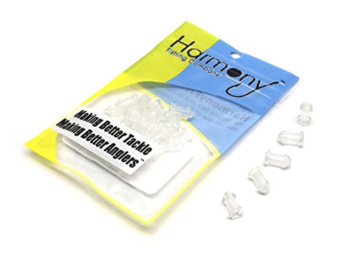 Harmony Fishing - Skirt Beads (Quickly and Easily add a Skirt to Your Fishing Lures/baits) (8 Pack w/Skirts (Shad))