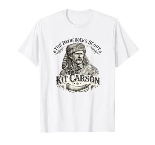 Kit Carson Pathfinder Scout Western Frontier Camiseta