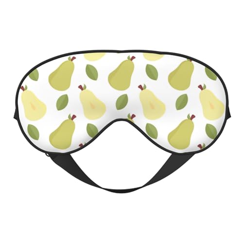 Antifaz para dormir para mujeres y hombres, divertidas hojas verdes claras, hebilla ajustable, máscara de viaje para dormir, máscara de dormir, máscara de dormir suave para mujeres y hombres