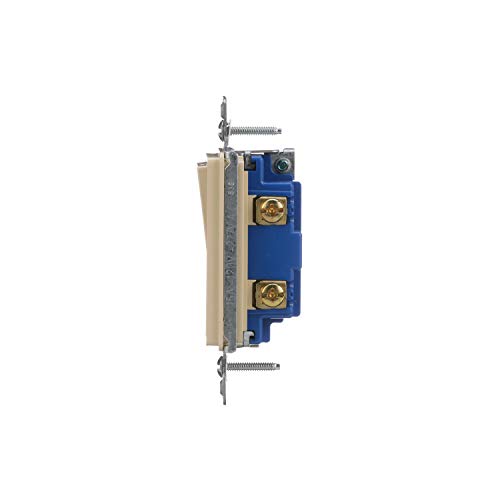 Image of Eaton 7501LA 15-Amp 120-Volt Single-Pole Decorator, Light Almond