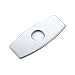 Decor Star PLATE-6C Bathroom Vessel Vanity Sink Faucet 4" Hole Cover Deck Plate Escutcheon Chrome