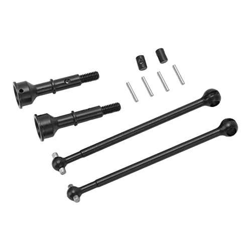 Acouto Metal Steel RC Car Rear Drive Shaft Axles Set for Losi 1/10 22s 2WD Remote Control Car Losi 22s Drag Car Parts Losi 22s Drag Car Rear Axles