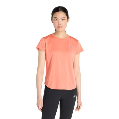 new balance(ニューバランス) Sport Core 半袖Tシャツ 吸水速乾 ヘザーショートスリーブTシャツ レディース(WT51143)