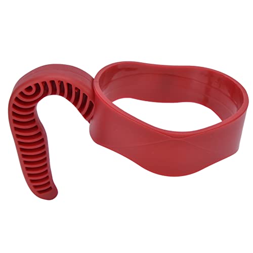 Asa de Vaso Asa de Taza Universal Asa de Repuesto de Taza de café Ergonómica de Plástico Jarras de 20 Oz‑30 Oz Botellas y la Mayoría de los Demás Vasos (Rojo)