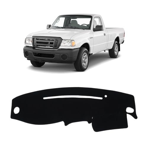 KUST Black Dash Cover for Ford Ranger 1995-2011/Ford Explorer 1995-2001/Mazda B2300 B2500 B3000 B4000 1995-2008/Mercury Mountaineer 1997-2001 Polyester Dashboard Cover Accessories for Ranger by KUST - Used condition - US$20.24