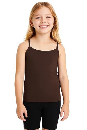 Image of Kurve Girl's Sleeveless Tank Top - Stretch Undershirts Cami Camisole, UV Protective Fabric, Rated UPF 50+ (Made in USA)