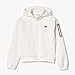 Lacoste Women's SPORT Removable Sport Hoodie, Flour, 8