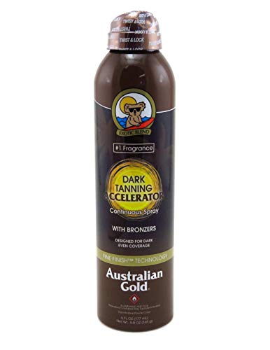 Australian Gold Continuous Tanning Spray 6 Ounce Accelerator (177ml) (3 Pack)