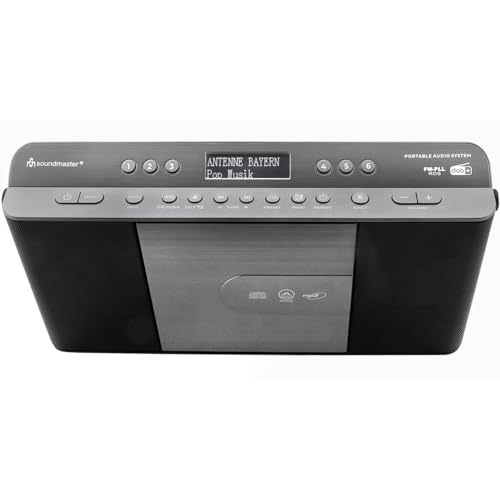 Soundmaster RCD1870SW tragbares Digitalradio mit CD-Player und Wecker