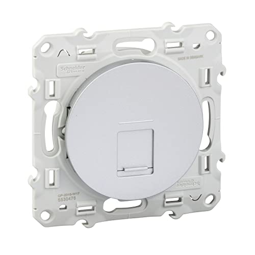 Schneider Electric S530476 Odace, RJ45 Plug, Grade 3 (Multimedia), Cat.6 STP, Alu Odace, RJ45 Alu