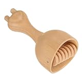 Homoyoyo Masajeador de Madera con Rodillo Manual Copa Ergonómica para Corporal Herramienta de Maderoterapia para Espalda y Pies Uso Unisex Fácil y Cómodo
