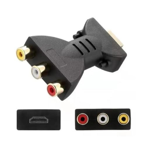 Adaptador HDMI a RCA para conectar consolas modernas a televisores antiguos 2