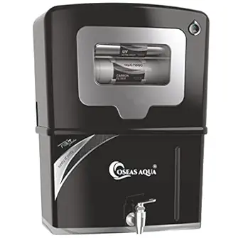 OSEASAQUA? ACTIVE COPPER WATER PURIFIER RO+COPPER ALKALINE+UF+UV+MTDS CONTROLLER FILTER | 11 stages purification