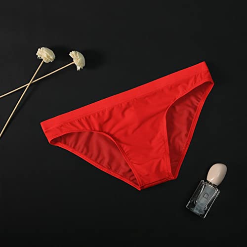 Men Underwear Briefs Low Waist Plus Size U Pouch 8 Color Optional3