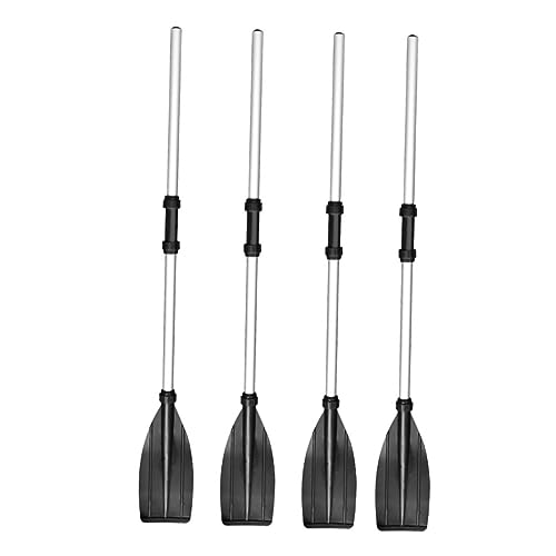 balacoo 2Pairs Detachable Aluminum Canoe Paddles Lightweight and Portable Boat Oars for Kayaking and Boating for Water Sports