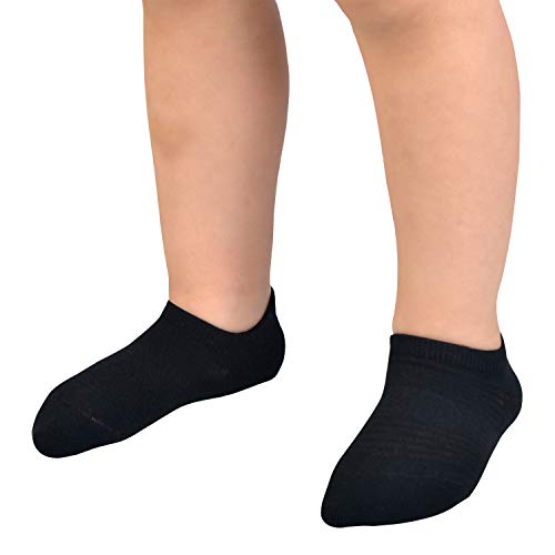 JORMATT Toddler Little Girls Boys No Show Socks Cotton Anti Slip Low Cut Socks With Grips 6 Pairs3