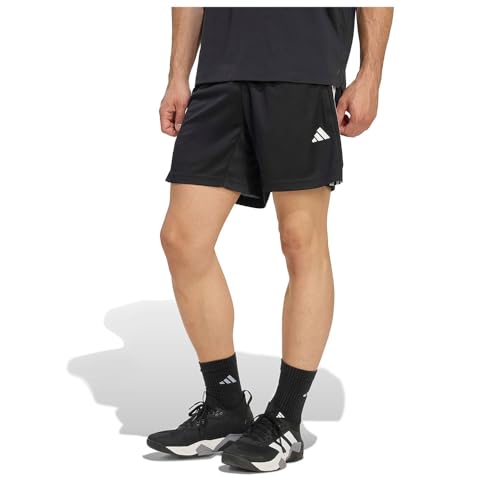 Short Adidas homme noir piqué M anti-frottement pour musculation