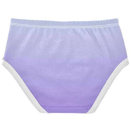 Joisal Toddler Girls Underwear 2t Cotton Panties for Girl Bright Briefs Undies Kids Elegant Blue Medium Purple Gradient2