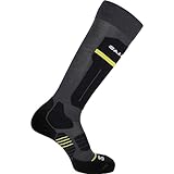 Salomon Spark Unisex-Socken Ski Snowboarden, Wärme, Komfort und bleiben an Ort und Stelle, Schwarz, 75 - 10