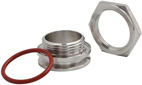Bulkhead Compression Fitting 1.5” TC Homebrew Weldless Bulkehad 304 Stainless Steel Homebrew Kettle Bulkhead