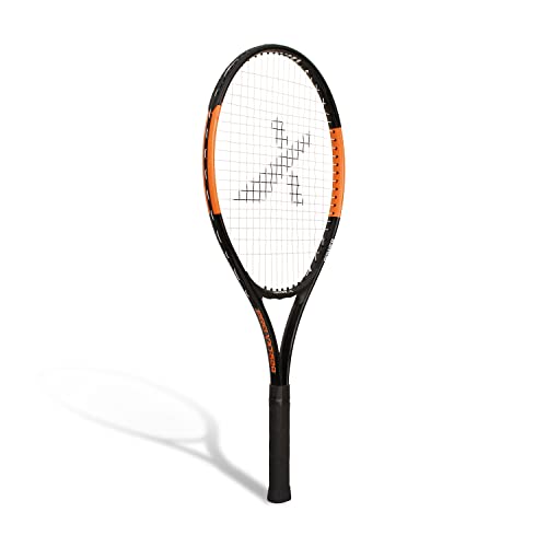 Image of Vector X VXT-520 Adult Men Recreational Tennis Racket Lightweight Aluminum Frame for Easy Swing|105 sq in Head|Pre-Strung Beginner Racquet for Outdoor Games Training & Practice (26 inch, Full Cover)
