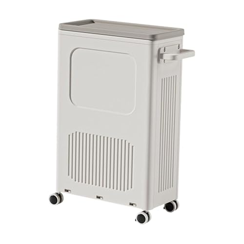 MERISHOPP Foldable Laundry Basket Dirty Clothes Laundry Basket for Travel Dorm College White| Home| Kitchen