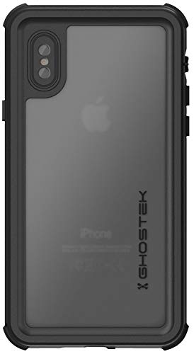 Ghostek Nautical iPhone X 10 Waterproof Case with Screen Protector Super Heavy Duty Protection Shockproof Full Body Underwater Watertight Seal Cover Designed for 2017 iPhone X (5.8 Inch) - (Black)